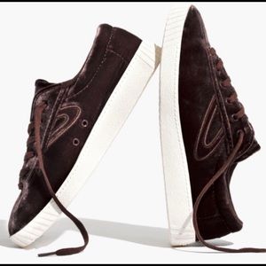 Madewell x Tretorn Nylite plus Velvet Sneakers